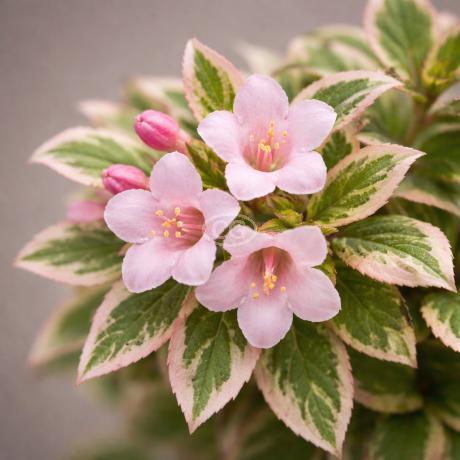 Weigela florida 'My Monet' | Weigela 'My Monet' | {2-Gallon pot} - Classy  Groundcovers