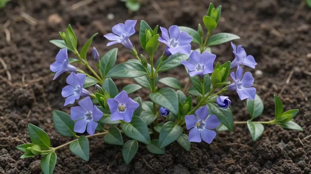 Periwinkle 'Traditional' {Bare Root Plants, min 1000} thumbnail